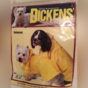 Dickens Closet Red Dog Raincoat small